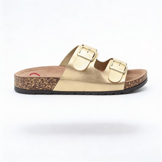 Heavenly Feet Harmony2 Womens Mules Sandals Gold - Image 4
