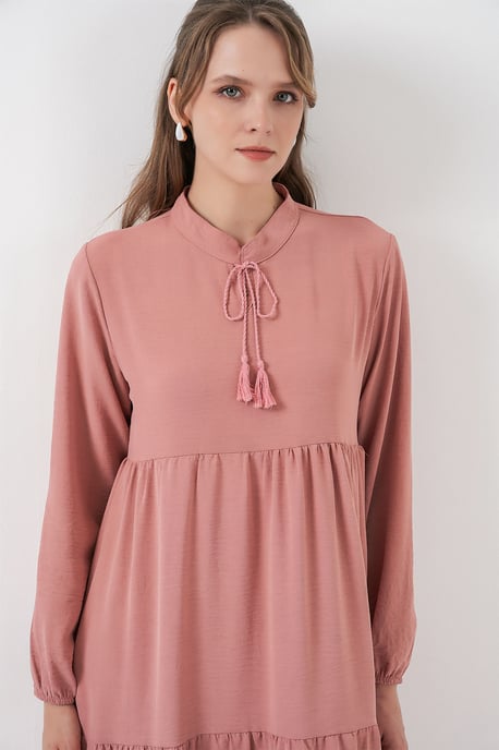 Maxi Dress with Bow Detail - Image 2
