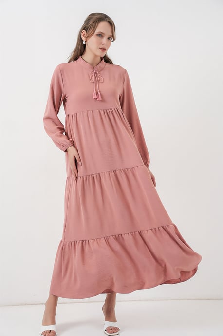 Maxi Dress with Bow Detail - Image 3
