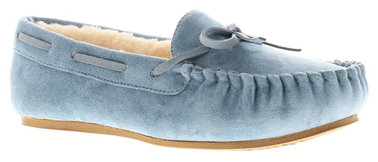 Strollers Womens Moccasin Slippers Faux Fur Matilda blue - Image 1