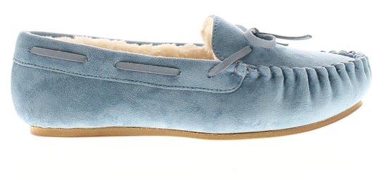 Strollers Womens Moccasin Slippers Faux Fur Matilda blue - Image 2