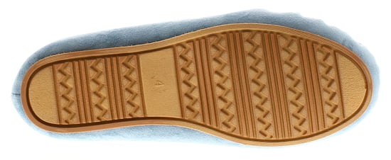 Strollers Womens Moccasin Slippers Faux Fur Matilda blue - Image 5