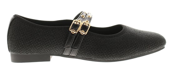 Apache Womens Flat Shoes Halima Buckle black - Image 2