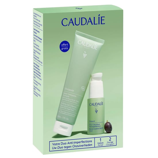 Caudalie Vinopure Anti-Blemish Duo Set - Purifying Cleanser 150ml, Salicylic Serum 30ml - Image 2