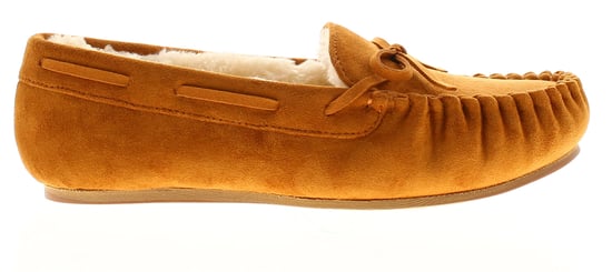Strollers Womens Moccasin Slippers Faux Fur Matilda tan - Image 2