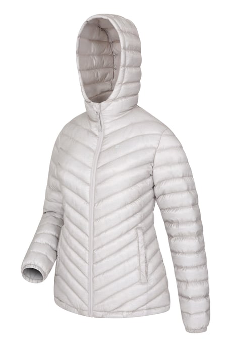 'Seasons' Women's Padded Jacket Water Resistant Winter Coat Beige - Image 4