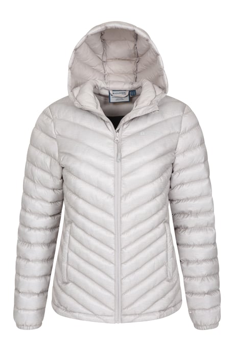 'Seasons' Women's Padded Jacket Water Resistant Winter Coat Beige - Image 5