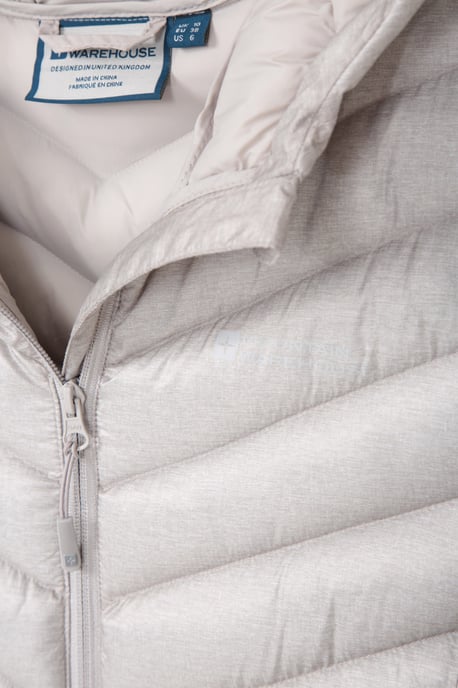 'Seasons' Women's Padded Jacket Water Resistant Winter Coat Beige - Image 6