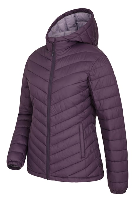 'Seasons' Women's Padded Jacket Water Resistant Winter Coat Purple - Image 2