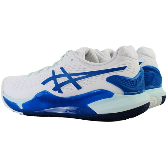 Asics Gel-Resolution 9 Clay Womens White Tennis Shoes - Image 3