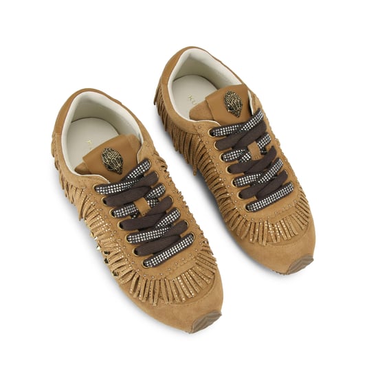 Kurt Geiger London Suede Islington Fringe Sneaker Sneakers - Image 3