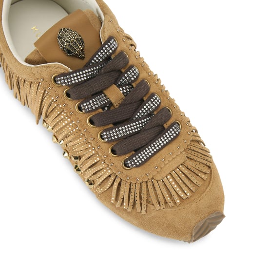Kurt Geiger London Suede Islington Fringe Sneaker Sneakers - Image 4