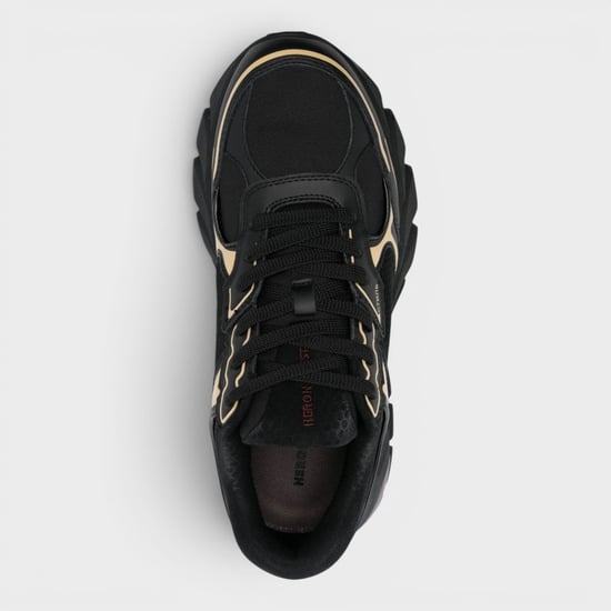 Heron Preston Block Stepper Sneakers Black Beige - Image 4