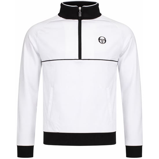 Sergio Tacchini Orion Mens White/Black Track Top - Image 1