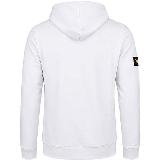 Lyle & Scott Angle Mens White Hoodie - Image 2