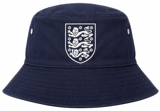 Fanatics 3 Lions English Navy Football Bucket Hat - Image 1