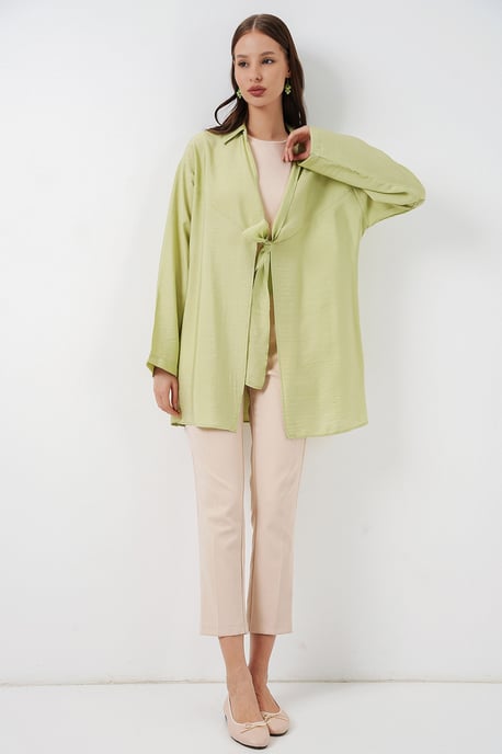 Kimono met Lange Mouwen en Strikdetail - Image 2