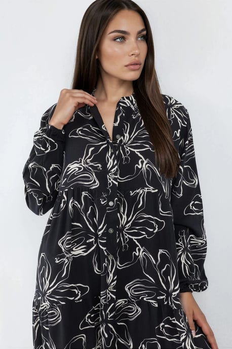Comfortabele Geprinte Maxi-Jurk - Image 4