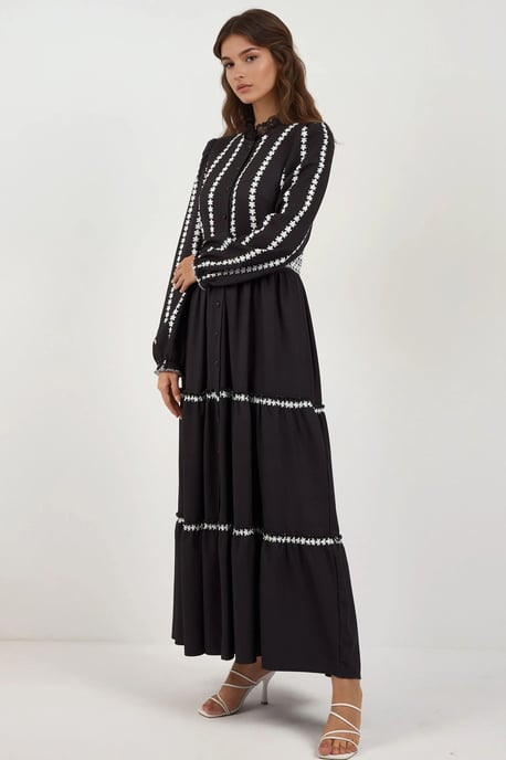 Bloeiende Tippet Maxi-jurk - Image 2