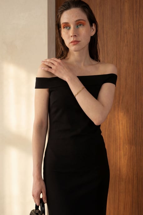One-Shoulder Bodycon Maxi Jurk met Split - Image 3