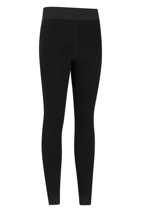 Women's Fluffy Fleece Lined Leggings Winter Warm Comfy Bottoms Black - Image 5
