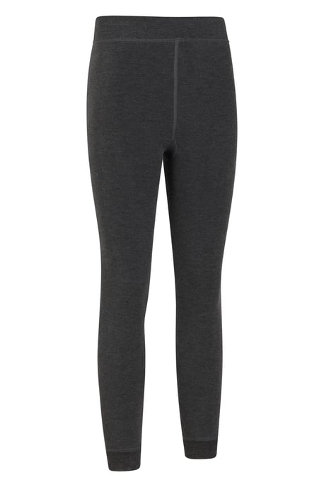 Women's Fluffy Fleece Lined Leggings Winter Warm Comfy Bottoms Charcoal - Image 6