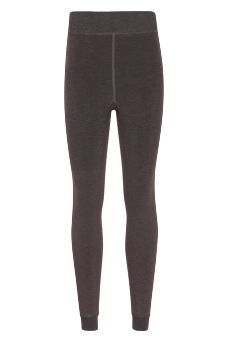 Women's Fluffy Fleece Lined Leggings Winter Warm Comfy Bottoms Taupe - Image 5