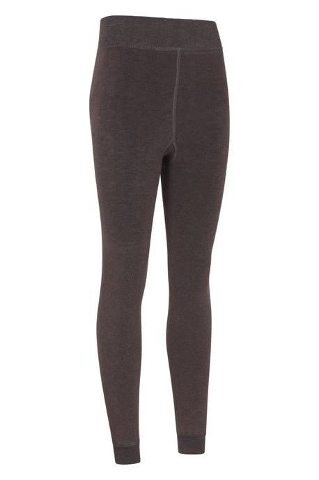 Women's Fluffy Fleece Lined Leggings Winter Warm Comfy Bottoms Taupe - Image 6
