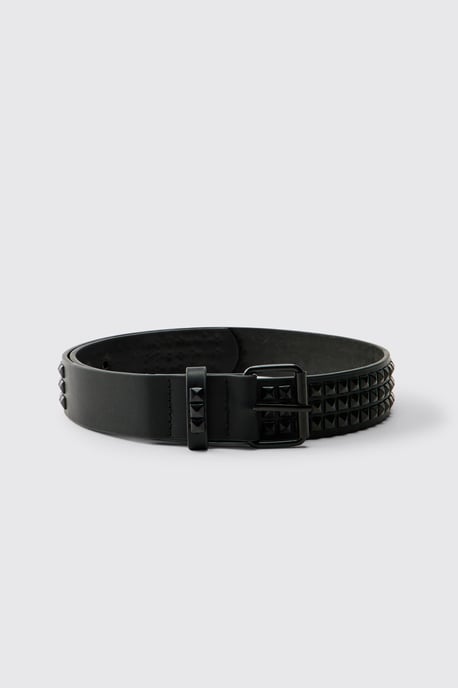 PU Matte Studded Belt - Image 1