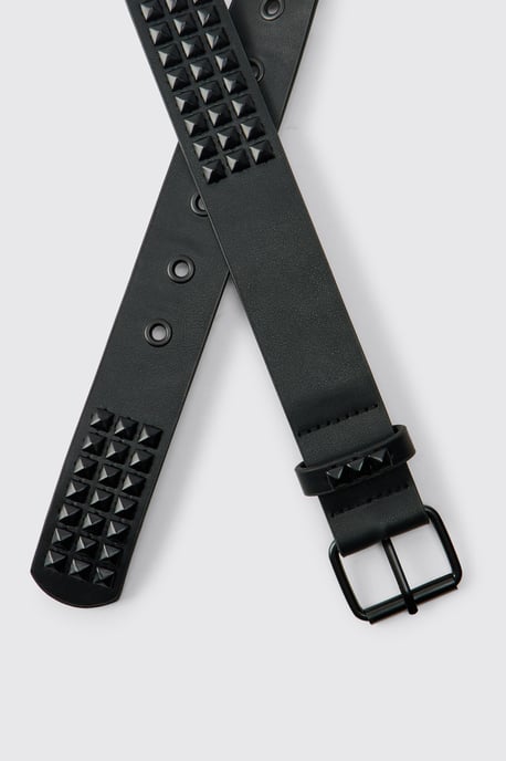 PU Matte Studded Belt - Image 2