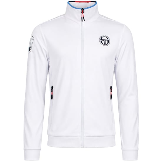 Sergio Tacchini Ionas Mens White/Navy Track Jacket - Image 1