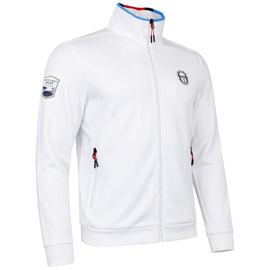 Sergio Tacchini Ionas Mens White/Navy Track Jacket - Image 2