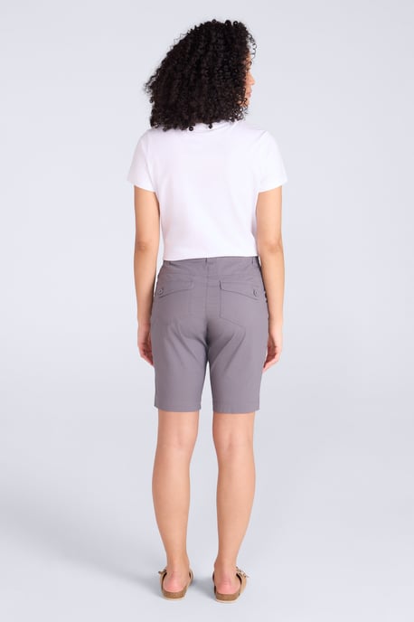 'Coast' Women's Shorts Sun Protection Stretchy Casual Bottoms Grey - Image 4