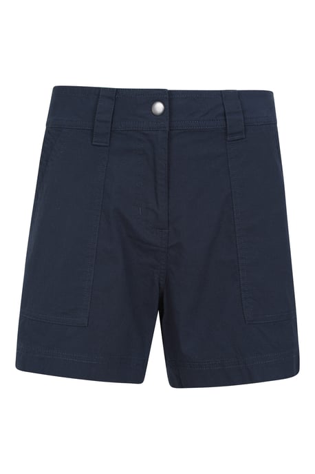 'Coast' Women's Shorty Shorts with Multiple Pockets Breathable Summer Bottoms Navy - Image 1