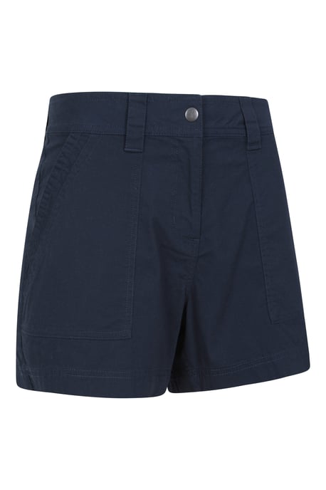 'Coast' Women's Shorty Shorts with Multiple Pockets Breathable Summer Bottoms Navy - Image 2