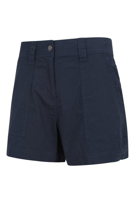 'Coast' Women's Shorty Shorts with Multiple Pockets Breathable Summer Bottoms Navy - Image 4
