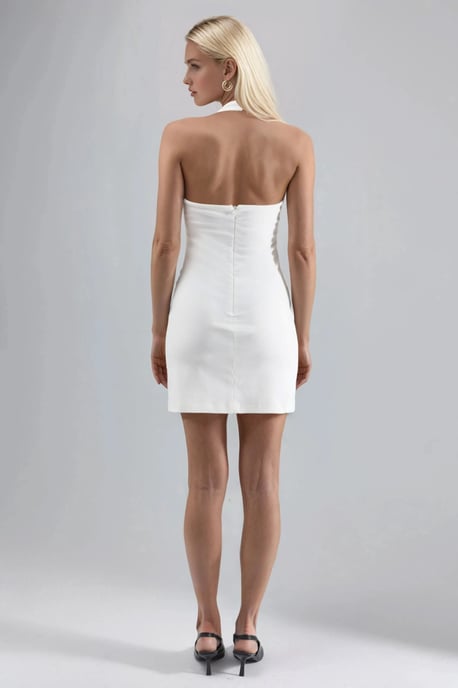 Bodycon Mini-jurk met Halterkraag - Image 3