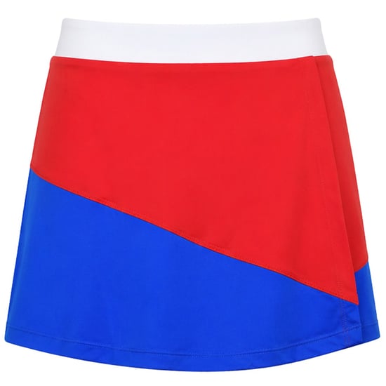 Asics Club Womens Red/Blue Tennis Skort - Image 1