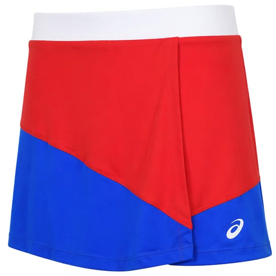 Asics Club Womens Red/Blue Tennis Skort - Image 2