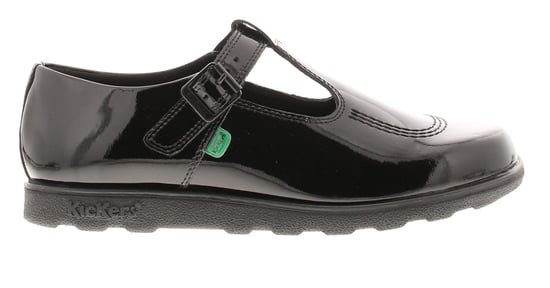 Kickers Womens Shoes Work School Fragma T Bar Buckle black - Image 2