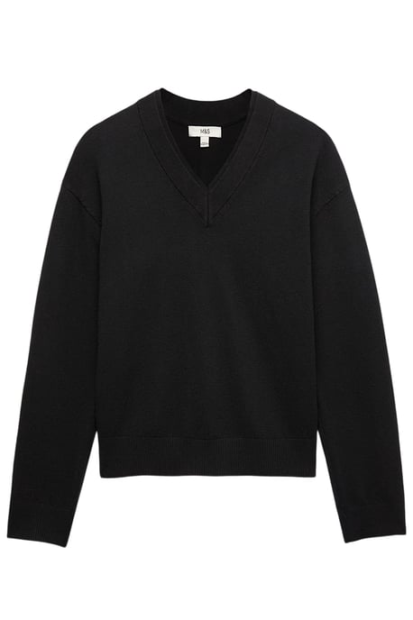 Wool Blend V-neck Jumper - Image 1