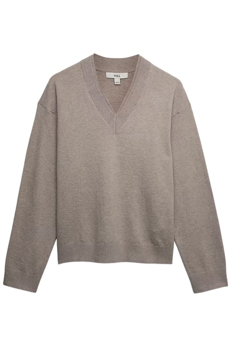 Wool Blend V-neck Jumper - Image 1