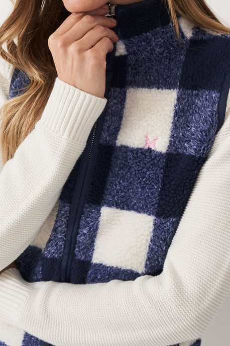 Boucle Checked Gilet - Image 5