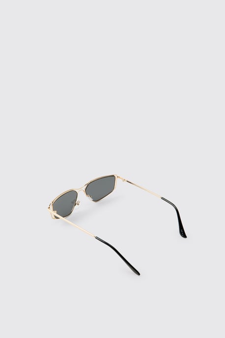 Vintage Wire Frame Geometric Sunglasses - Image 3