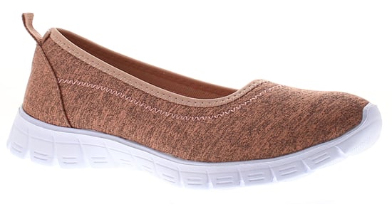 Platino Womens Flat Shoes Pumps Fluke Slip On pink - Image 1
