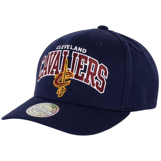 Mitchell & Ness NBA Cleveland Cavaliers Team Arch Pinch Panel Navy Cap - Image 1