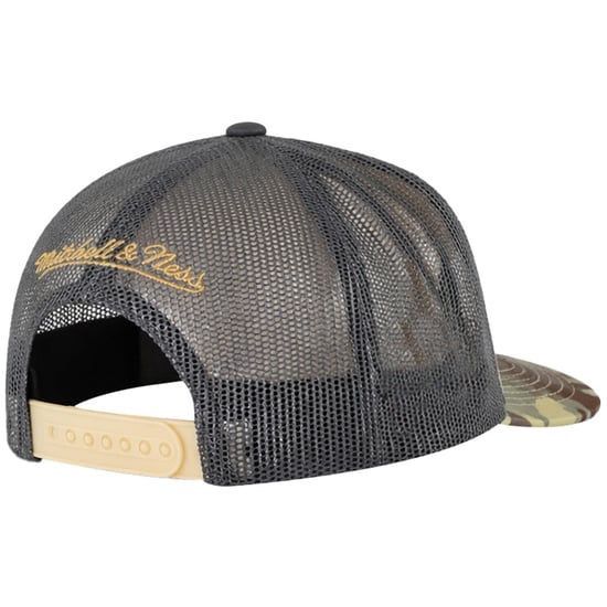 Mitchell & Ness NBA Chicago Bulls Hidden Trucker Khaki Cap - Image 2