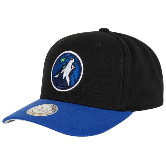 Mitchell & Ness NBA Minnesota Timberwolves 2-Tone 110 Black/Blue Cap - Image 1