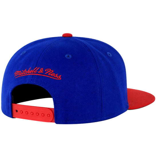 Mitchell & Ness NBA LA Clippers XL Logo 2-Tone Blue/Red Cap - Image 2