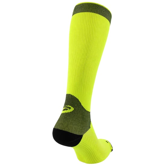Asics Performance Run Compression Yellow Socks - Image 2
